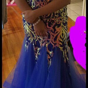 Irredescant Prom Dress